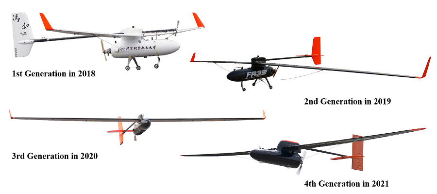 Beihang University Team 4 generations UAV