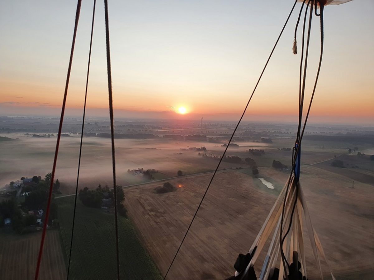 Sunrise over Poland